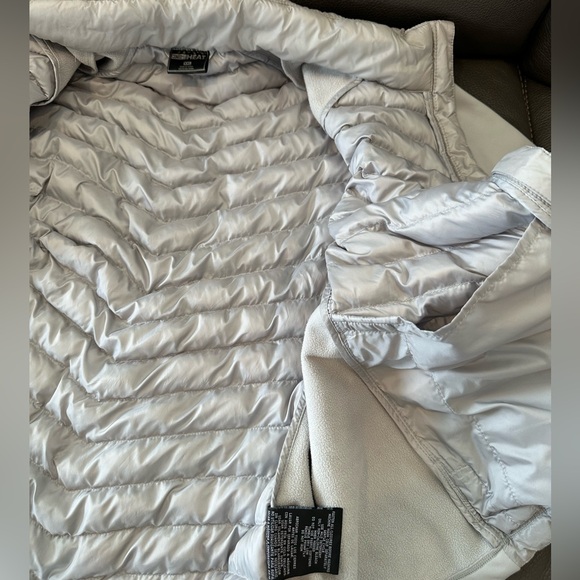 32 Degrees Heated Puffer Jacket Stretch comfort side panels GRAY Size XXL - Picture 13 of 15